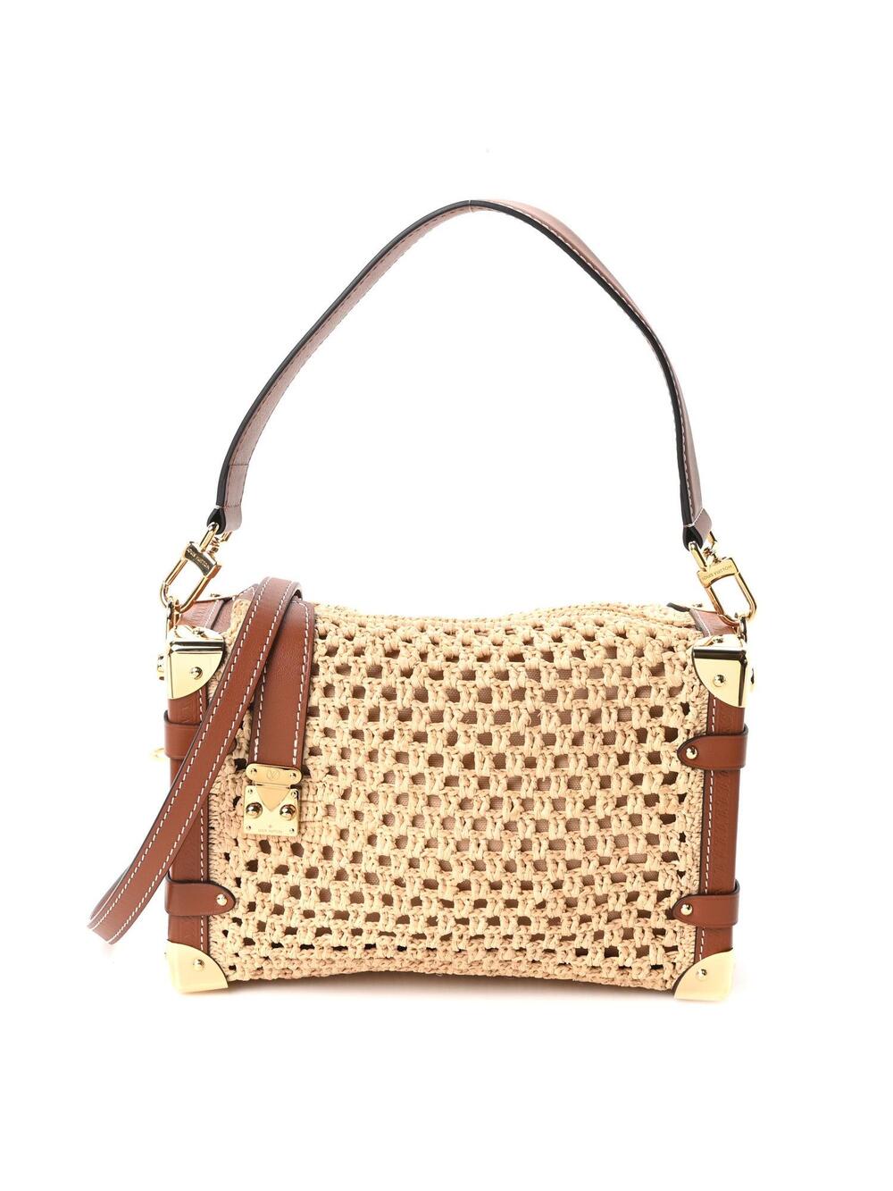 Louis Vuitton Raffia Side Trunk Mm #343392L37B